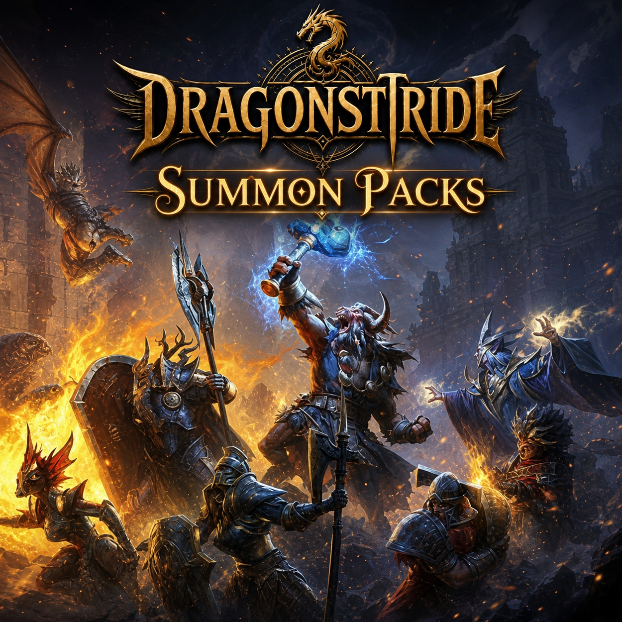 Dragonstride Silent Gods summons pack